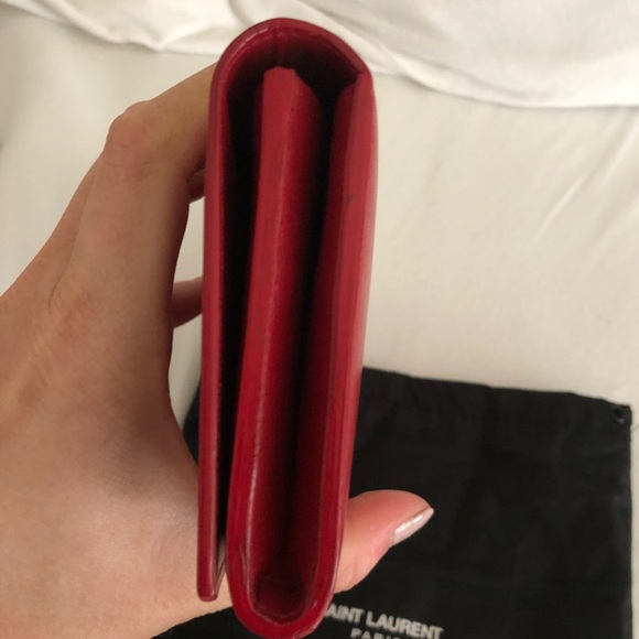 Saint Laurent Long Foldover Wallet - Picture 7 of 7